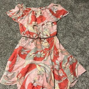 Boutique sheer floral dress. Fits like a size Medium. Has size tags